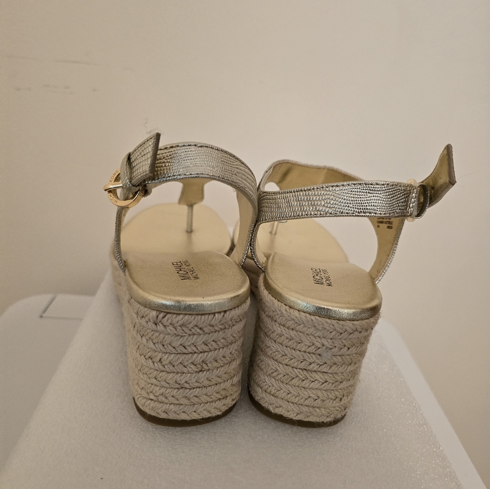 MICHAEL Michael Kors Gold Sandals - Picture 2 of 10